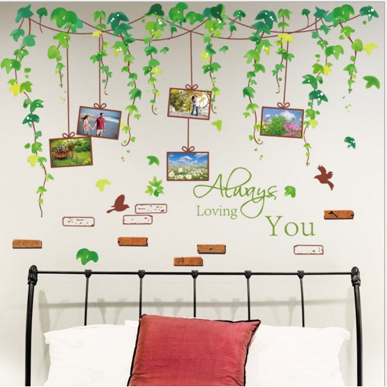 Decal dán tường Perfect PK312 - Dây leo khung hình