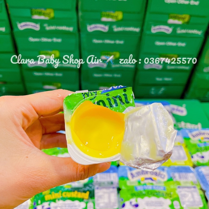 (✈️ date 2024) Váng sữa Ambrosia UK cho bé 6 tháng lốc 6hx55g