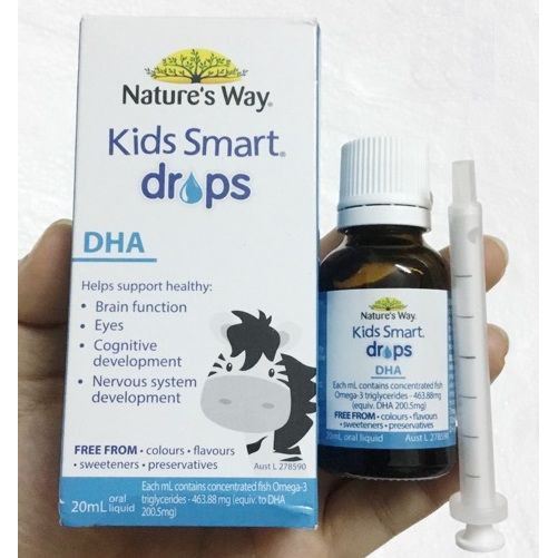 DHA nhỏ giọt Nature's Way Kids Smart 20ml