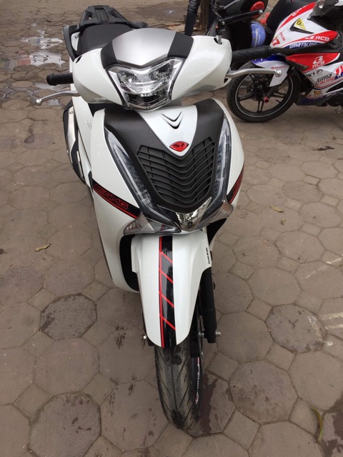 Team amg đen đỏ phản quang xe sh