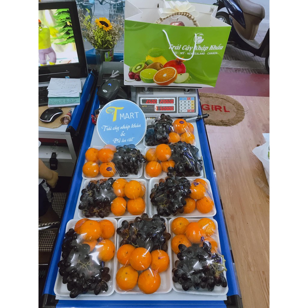 Túi giấy đựng hoa quả loại 1kg