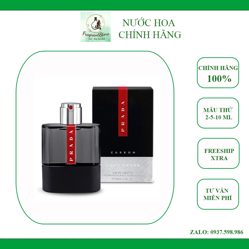 Nước hoa Prada Luna Rossa Carbon (Mẫu thử)