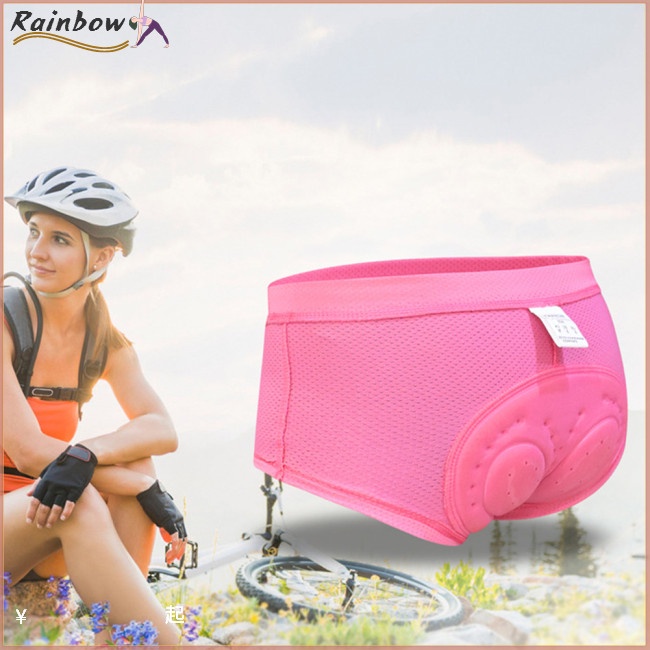 Quần Lót Silicone 3d Thoáng Khí Chống Sốc Cho Nữ Chạy Xe Đạp