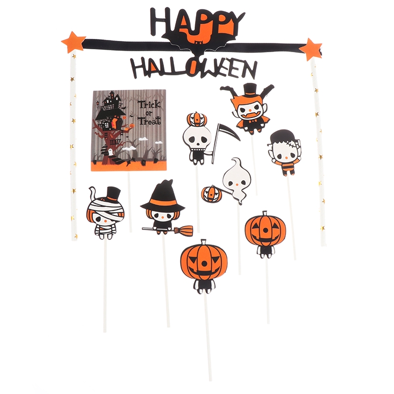 Chi Tiết Trang Trí Bánh Kem Phong Cách Halloween Độc Đáo