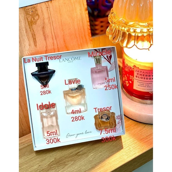 Nước hoa Lancome mini (hàng tách set) - Xuất xứ Pháp