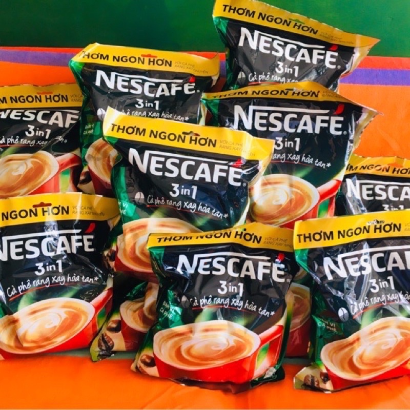 cafe rang xay hoà tan NESCAFE 3in1 bịch 46 gói*17gam