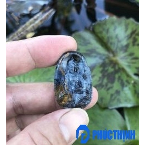 Mặt dây chuyền đá Giông Bão (Pietersite) Phật A Di Đà