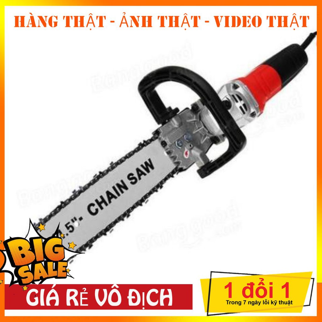 [BẢO HÀNH 1 NĂM]Bộ cưa xích gắn máy mài góc Electric 11.5mm - máy cưa gỗ mini Hàng Chính Hãng SIÊU HOT