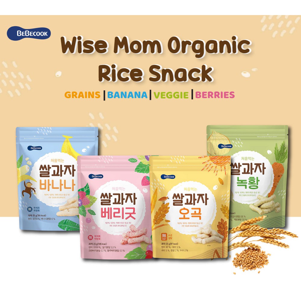 Bánh ăn dặm hình QUE hữu cơ BEBECOOK (date T9/2023)