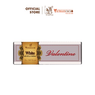 Socola Valentine trắng cung cấp dinh dưỡng dồi dào, đặc biệt phù hợp cho người ăn kiêng,.. - 37g - Vinacacao