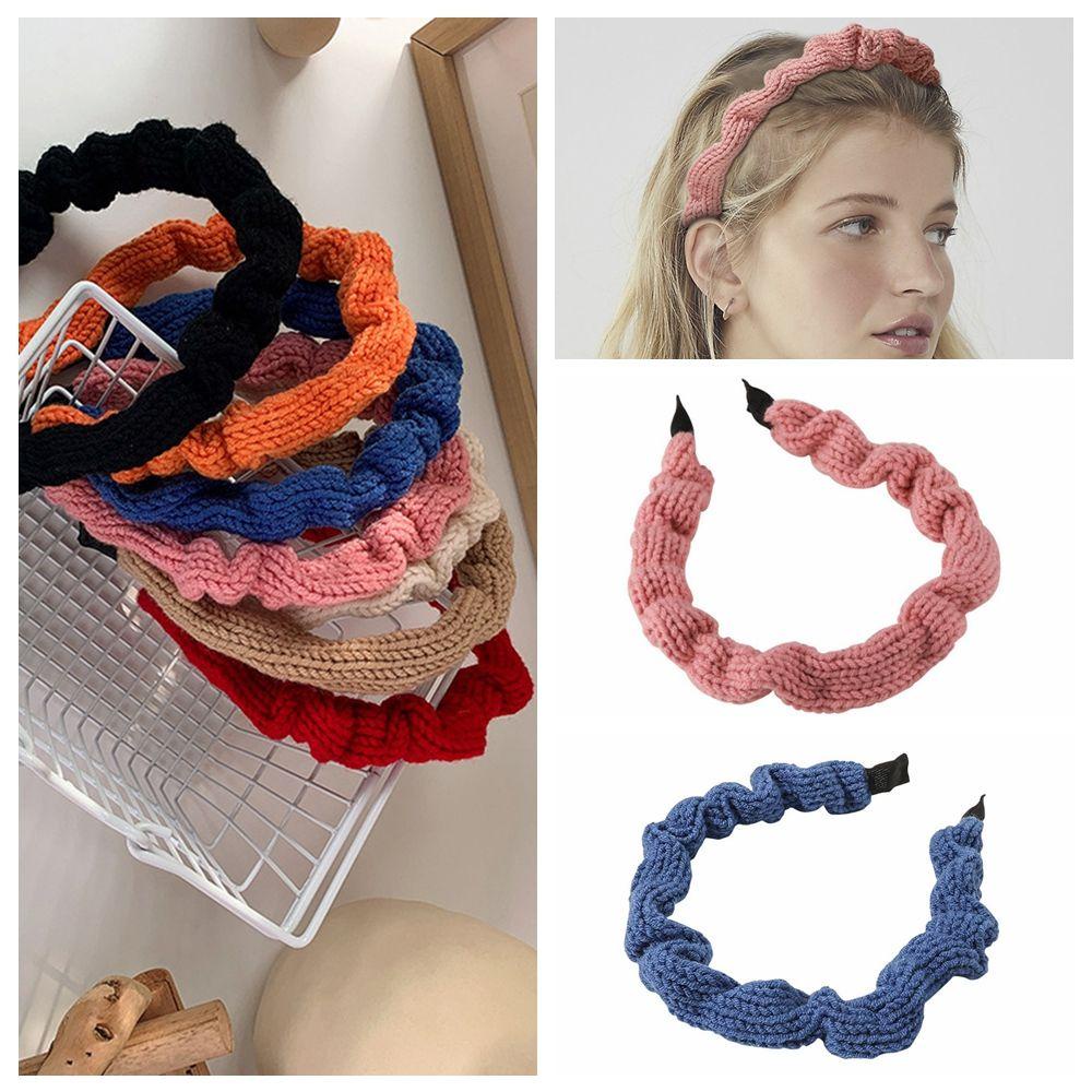 Băng Đô Dệt Kim Thời Trang Thu Đông Xinh Xắn Cho Nữ