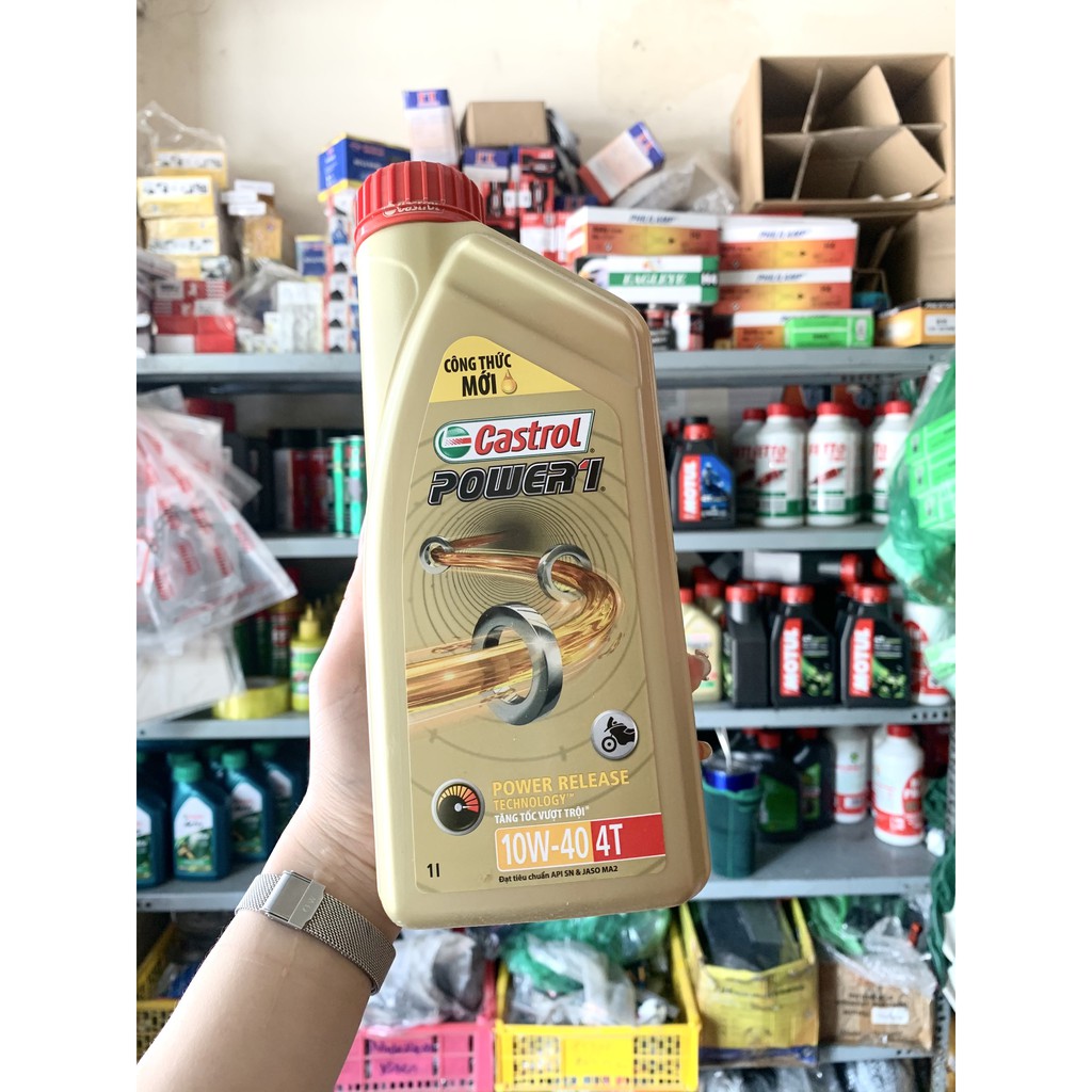 DẦU NHỚT XE SỐ CASTROL POWER-1 10W40 1L