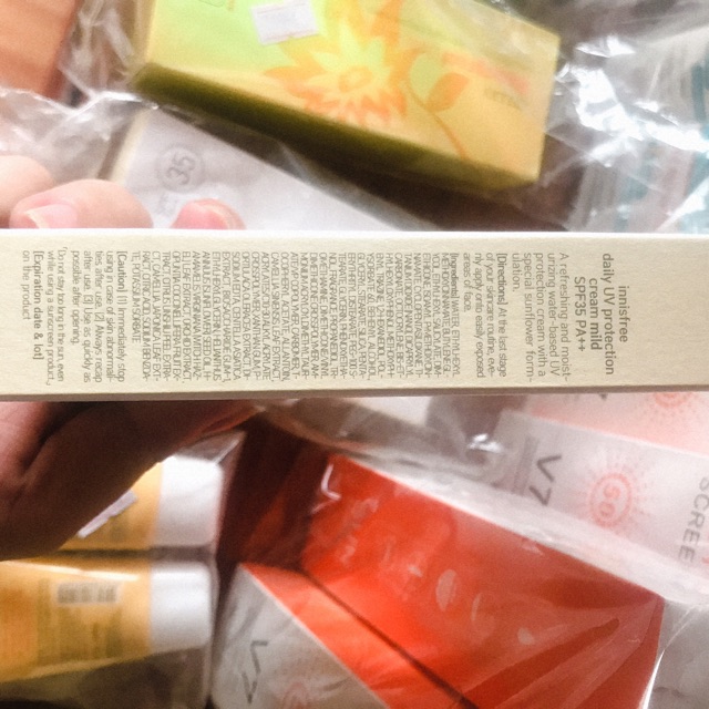 Kem chống nắng innisfree Mild không nhờn rít cho da khô, nhạy cảm,  k căng rát, da mịn màng [chính hãng Hàn Quốc ]