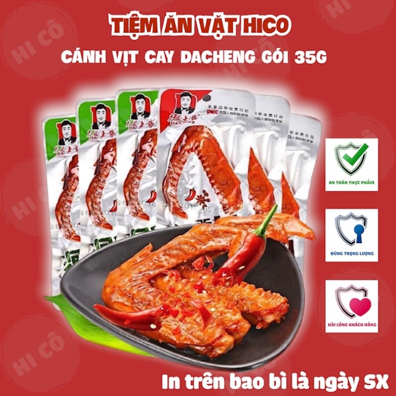 Cánh vịt cay dacheng ⚡️FREE SHIP⚡️ loại cánh to 32g siêu ngon | BigBuy360 - bigbuy360.vn