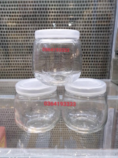 FREESHIP Set12 Hũ sữa chua thủy tinh 200ml Béo Kèm nắp | BigBuy360 - bigbuy360.vn