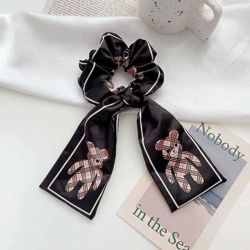 Dây Buộc Tóc Đính Nơ Xinh Xắn Phong Cách Hàn Quốc Cho Nữ