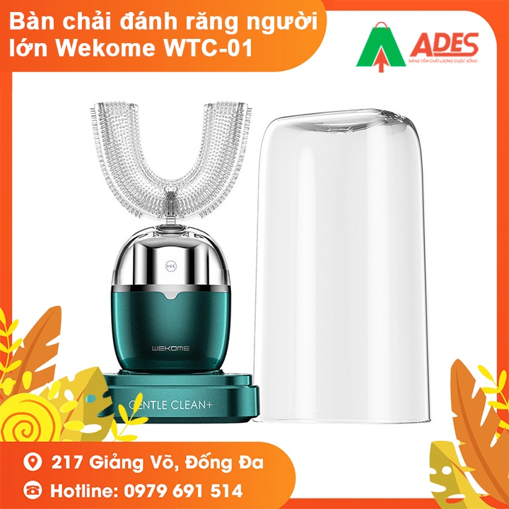 Bàn Chải Đánh Răng Điện Chữ U WEKOME WTC01 - BẢN QUỐC TẾ - Bảo Hành Chính Hãng 6 Tháng - Bàn Chải Thông Minh
