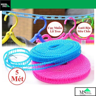 Dây phơi quần áo chống gió - Dây phơi quần áo chống trượt Dài 5 Mét GD-045