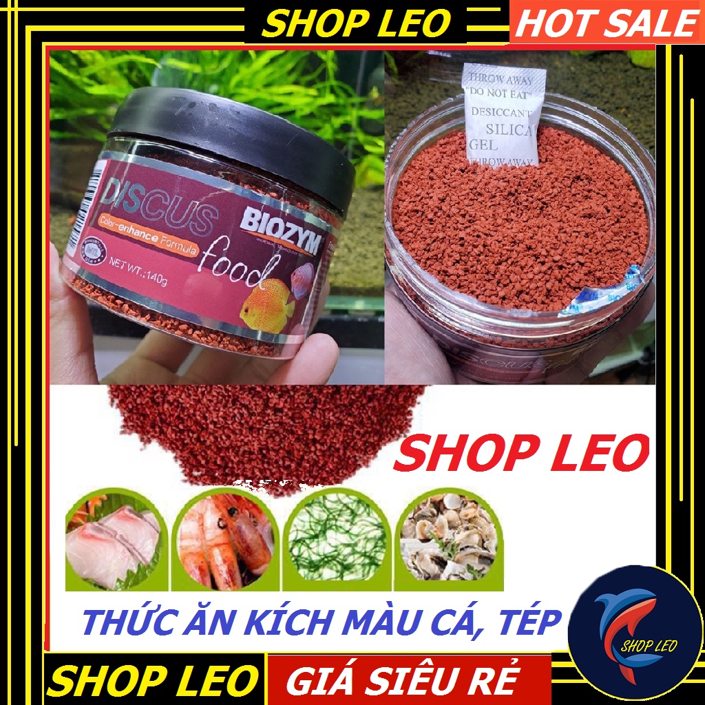 Thức ăn kích màu cá, tép - Biozym Discus Food - cám cá, tép cao cấp - phụ kiện thủy sinh - shopleo