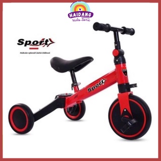 Xe chòi chân 3 in 1, xe chòi chân cho bé 2-3 tuổi có bàn đạp