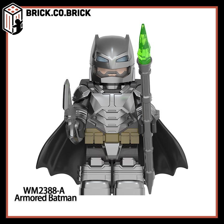 Batman Armored Suit Mới Nhất Đồ chơi Lắp ráp Siêu Anh Hùng Người Dơi Minifigure WM2388