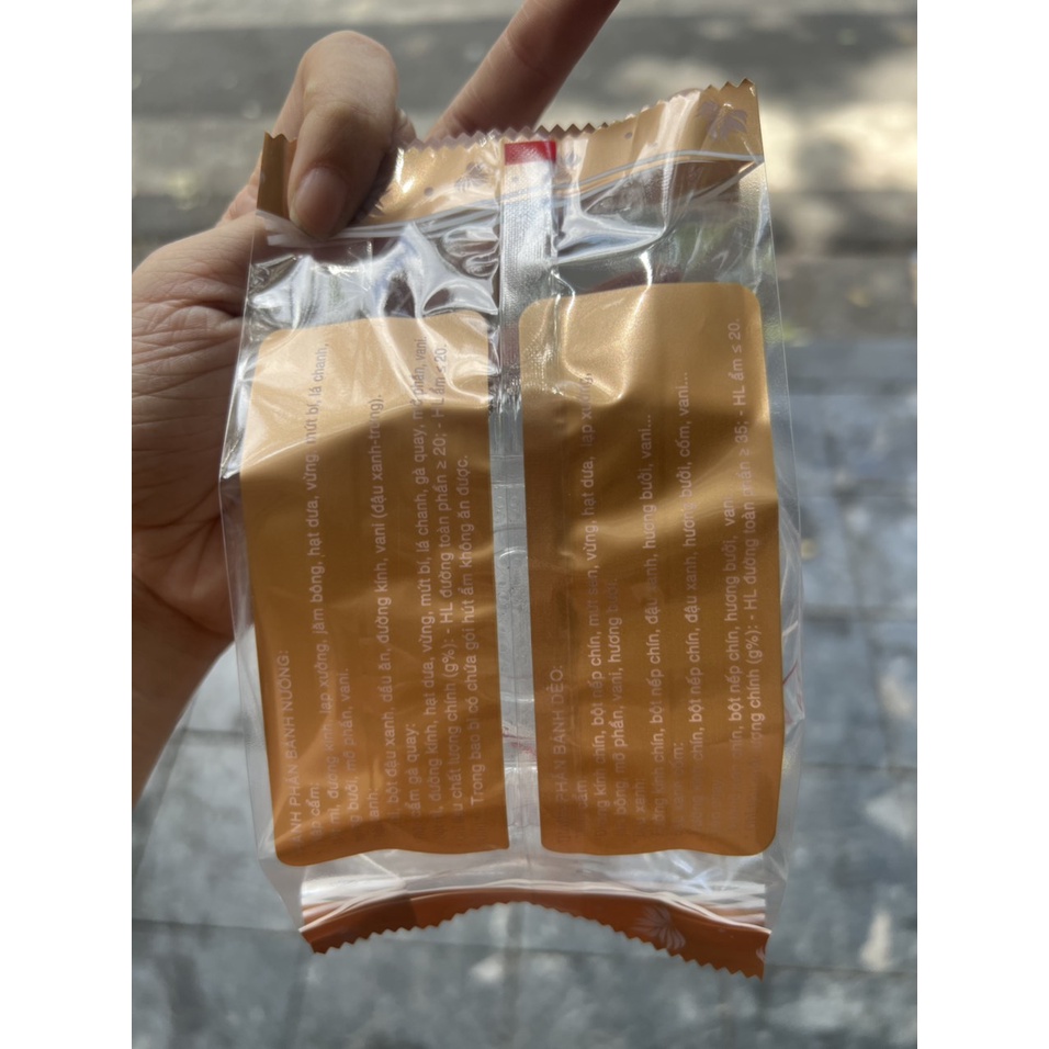 100 cái túi bánh trung thu có cỡ bánh 150 -  200gram mẫu lá nhũ trắng mới