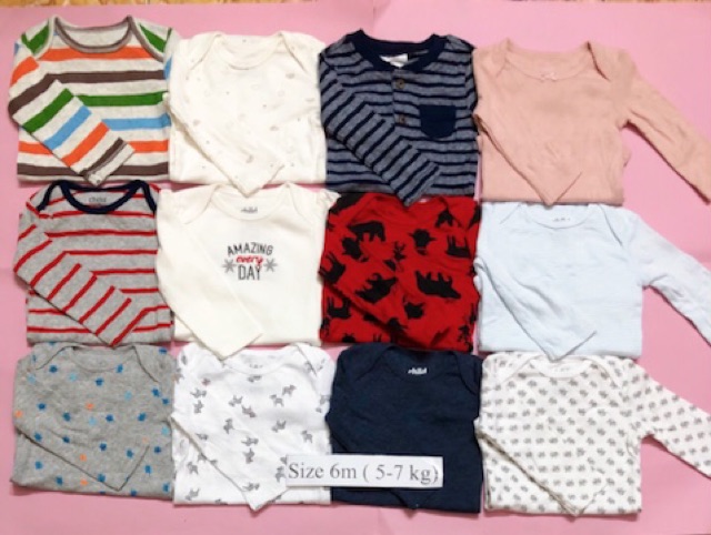 [Hình thật] 💥 SET 5 CÁI BODYSUIT : 2 TAY CỌC 3 TAY DÀI HÀNG XUẤT SỊN CAMBODIA | BigBuy360 - bigbuy360.vn