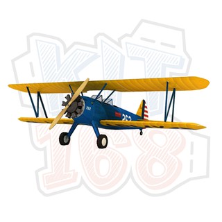 Mô hình giấy máy bay Boeing PT-17 Stearman