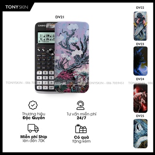 Skin dán máy tính CASIO In Hình Động Vật Bộ 5 (Casio 570 / Casio 570-2nd/ Casio 580 /Vinacal..) dvb5