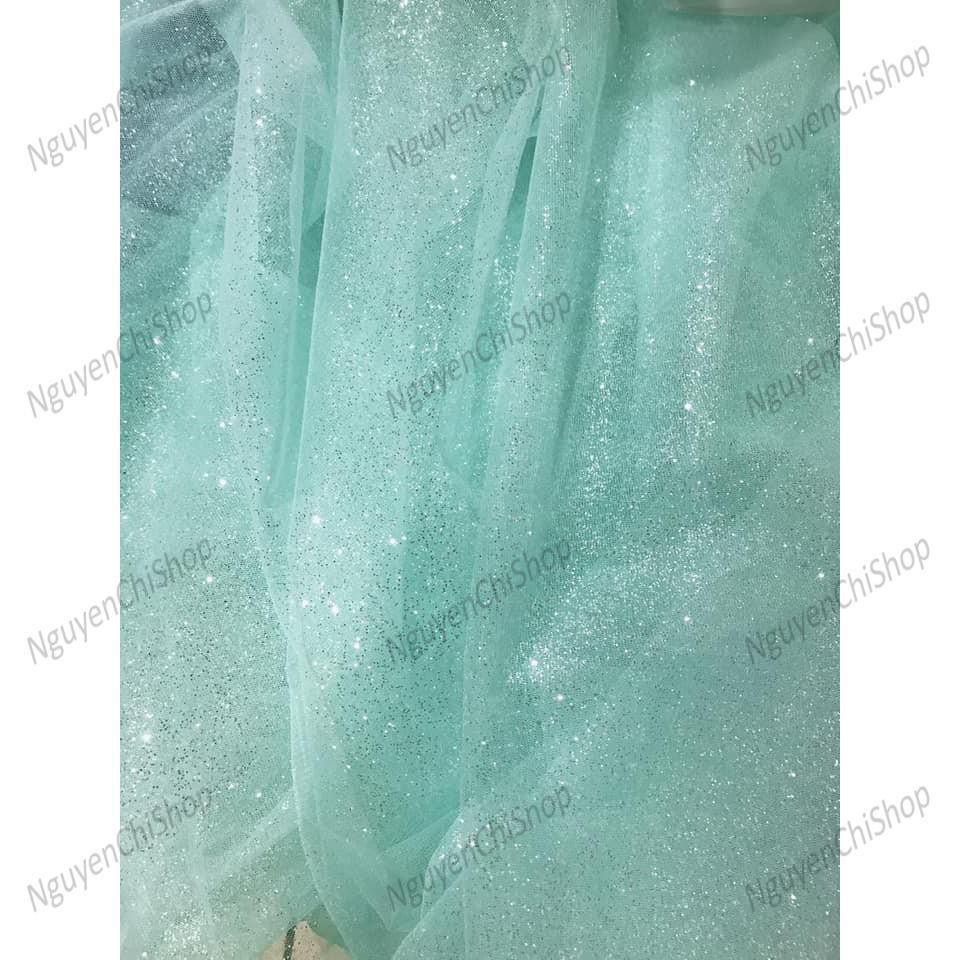 ⚡Giá gốc⚡ Vải lưới kim tuyến làm đầm váy cô dâu ,trang trí sự kiện,đầm công chúa