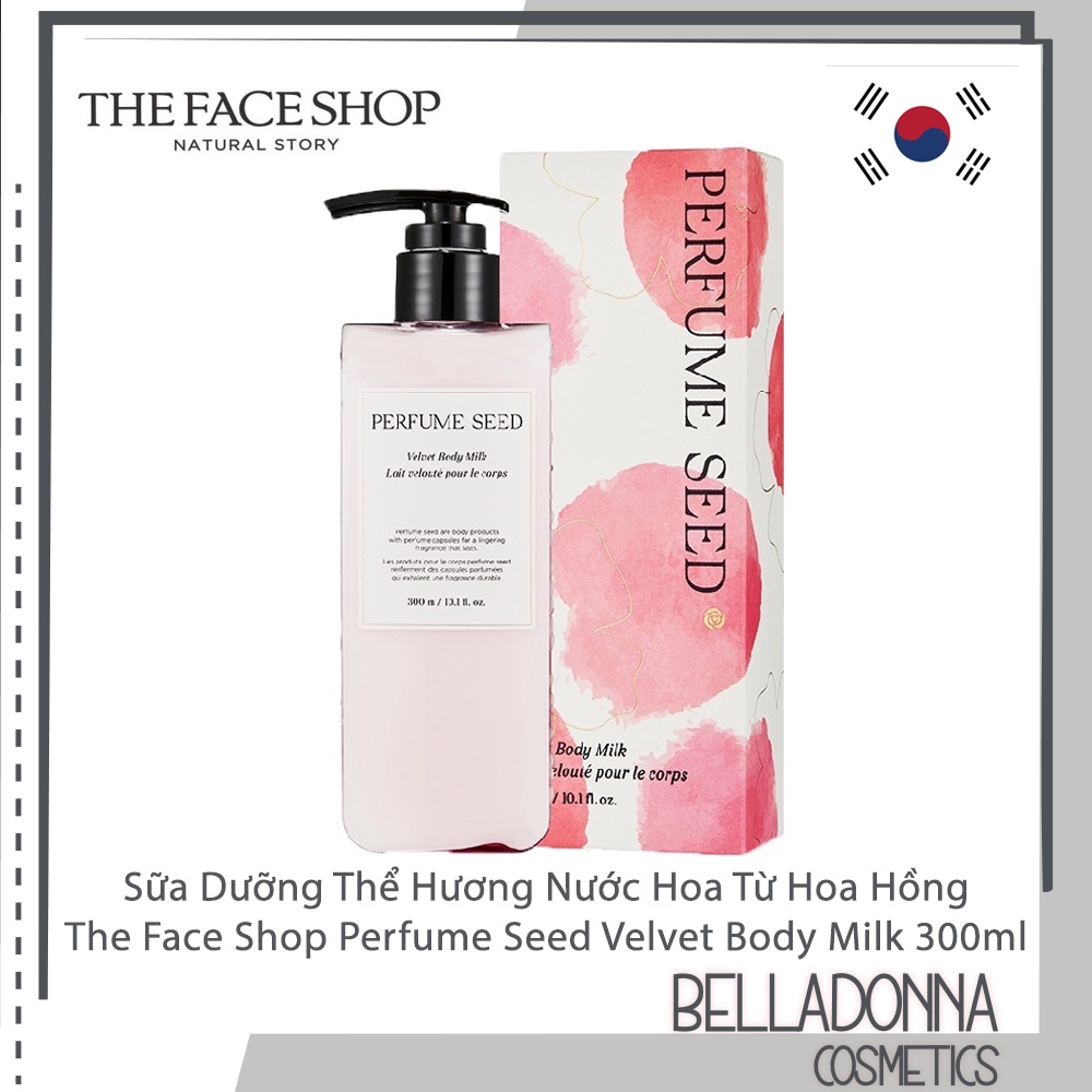 Sữa Tắm Và Dưỡng Thể Hương Nước Hoa Từ Hoa Hồng The Face Shop Perfume Seed 300ml