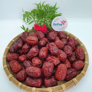 Táo đỏ sấy khô -túi 500g-sepok