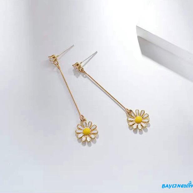 Đôi khuyên tai ngắn/dài hình hoa xinh xắn cho nữ