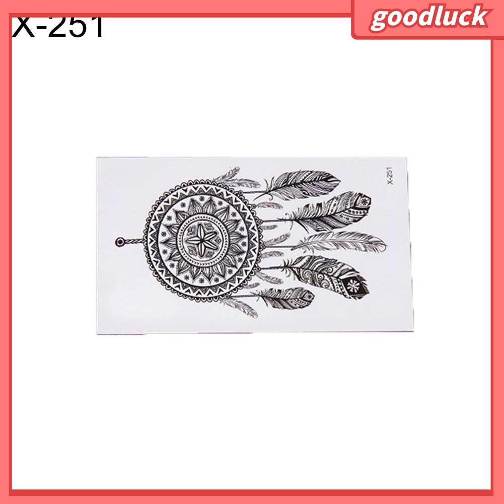 Hình Xăm Dán Tạm Thời Họa Tiết Dream Catcher 3D Chống Nước