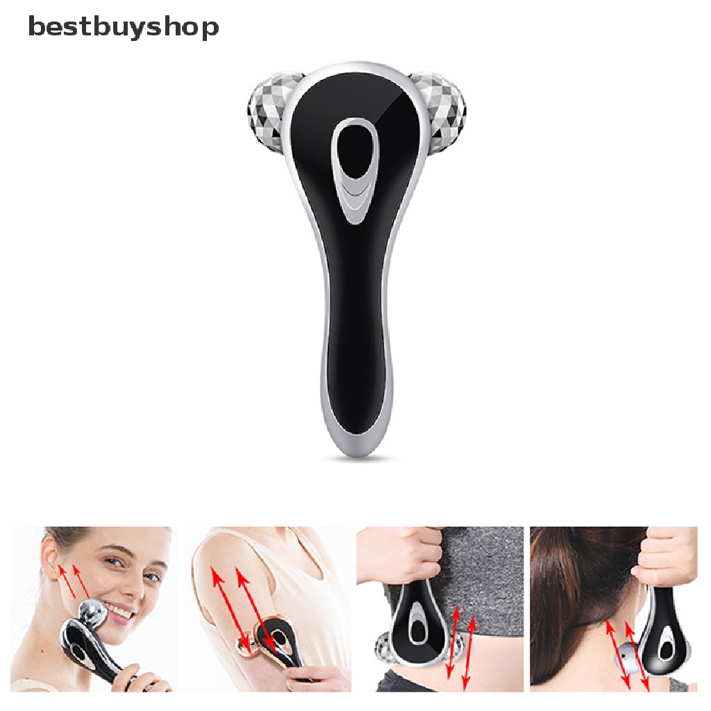 Bbvn  Face-lift Facial Massage Roller V Face Lift Instrument 3D Massage Roller  Jelly