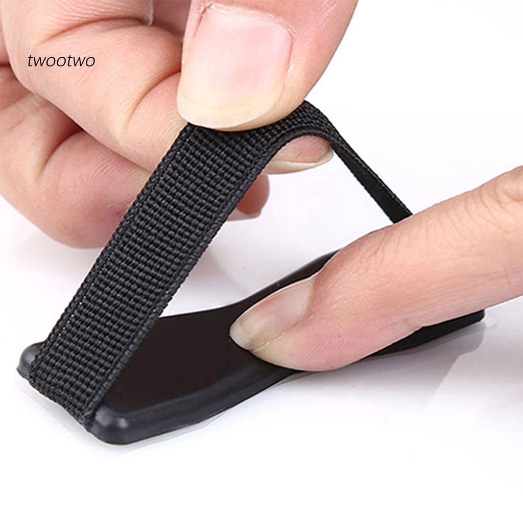 Khăn-Universal Finger Phone Holder Plastic Sling Grip Anti Slip Stand for Tablet Cellphone