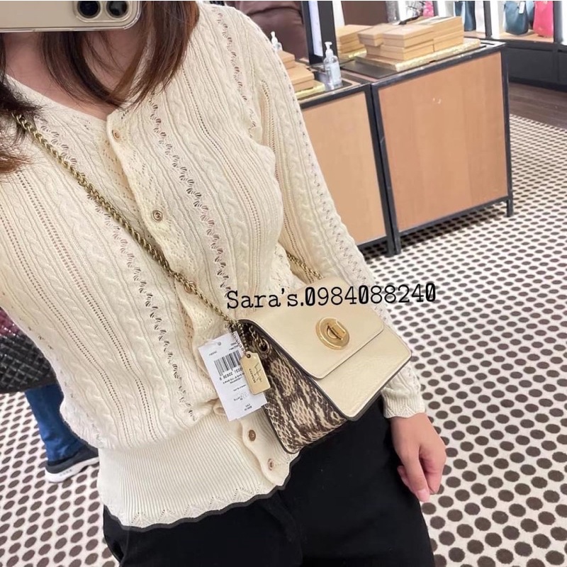 Sẵn 🔺 Túi đeo vai nữ Coach x Jennifer Lopez size 18 C6495