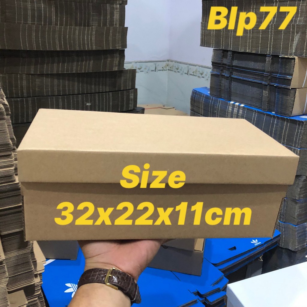 HỘP ĐỰNG GIÀY SIZE 32X22X11CM BỘ 20 HỘP CARTON