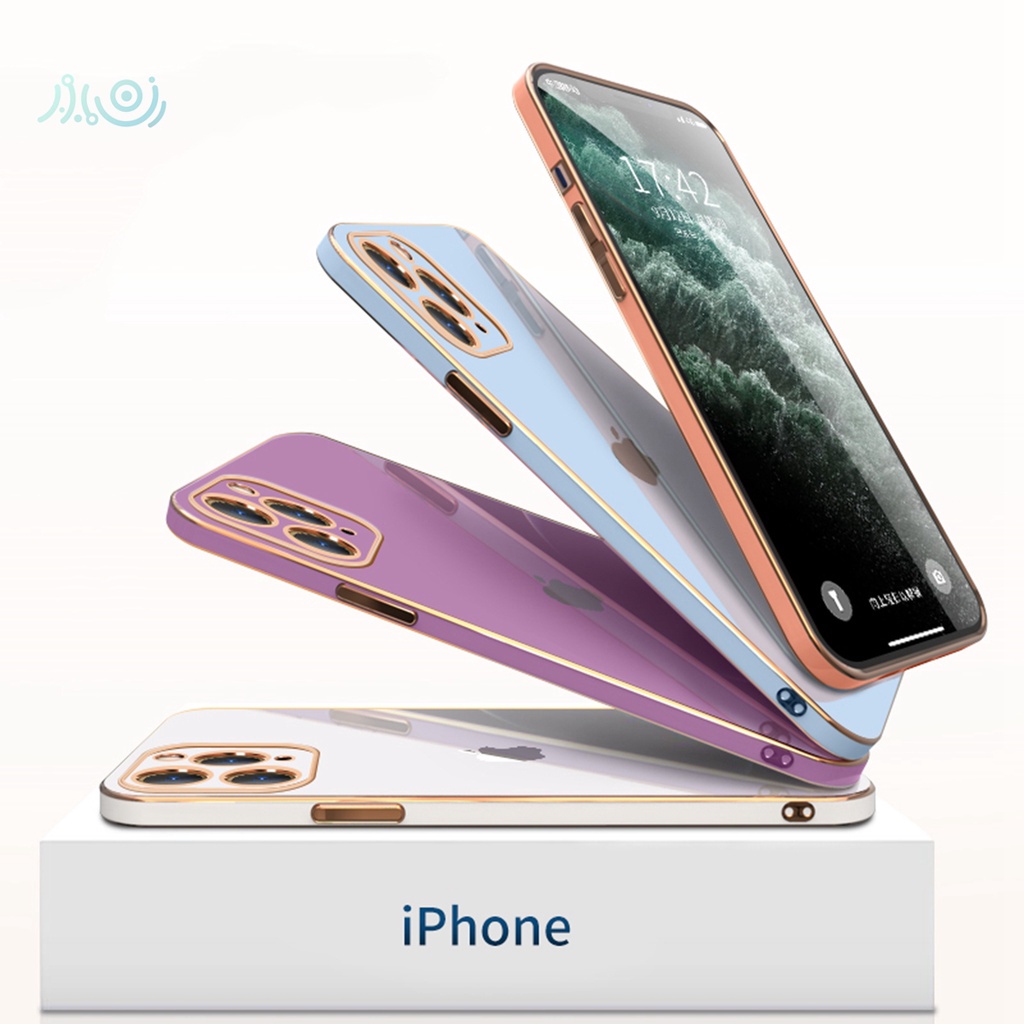 Ốp Điện Thoại Kính Cường Lực Mạ Điện 6d Bảo Vệ Toàn Diện Cho Iphone 11 12 Pro Max 7 + 8 Plus Se 2020 X Xs Max Xr 11 Pro Max