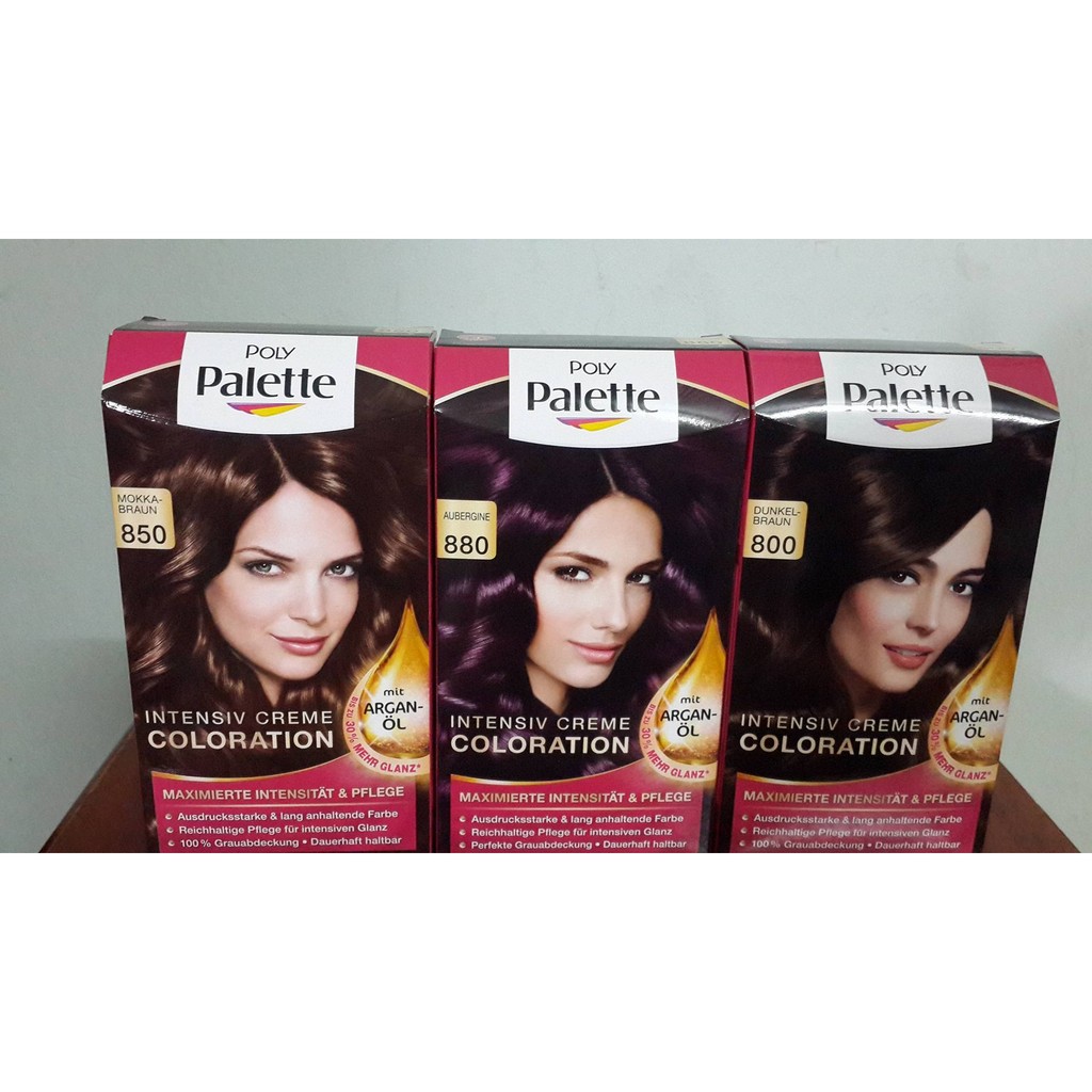 THUỐC NHUỘM TÓC phủ bạc Poly Palette