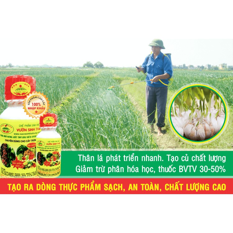 Chế phẩm sinh học VƯỜN SINH THÁI cho Cây Trồng