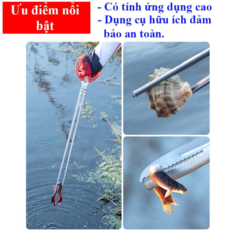 Kẹp+Kéo  Bắt Lươn Rắn, Hải Sản, Cua Ghẹ tất cả các con vật bò sát -k107