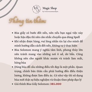 [Bua giay] BUA GIAY SOLOMON - Magicshop