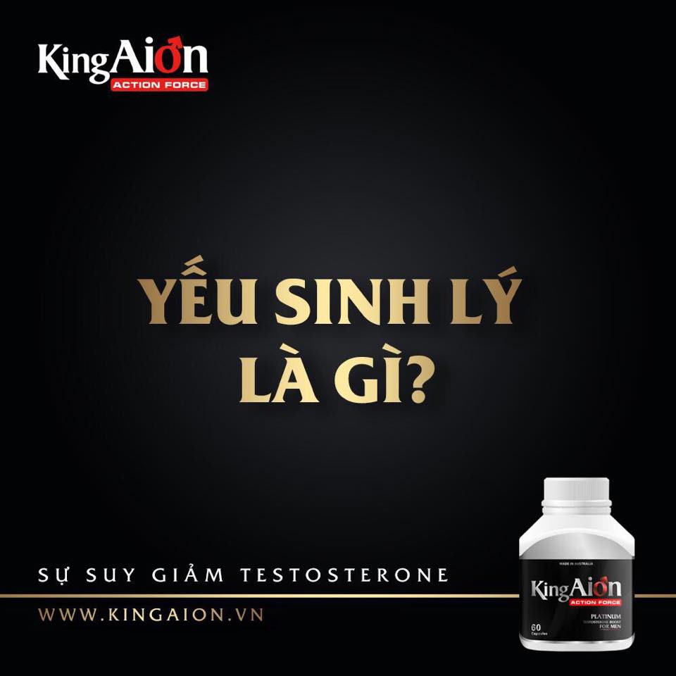 Tăng Cường Sinh Lý Nam Giới King Aion Hộp 60 Viên - Có Che Tên