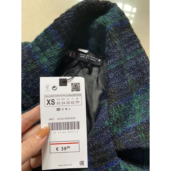 Set dạ kẻ caro XS