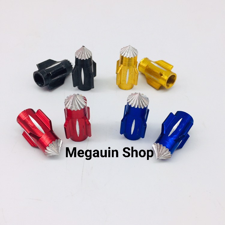 Ốc van xe máy hình tên lửa (giá 1 đôi)