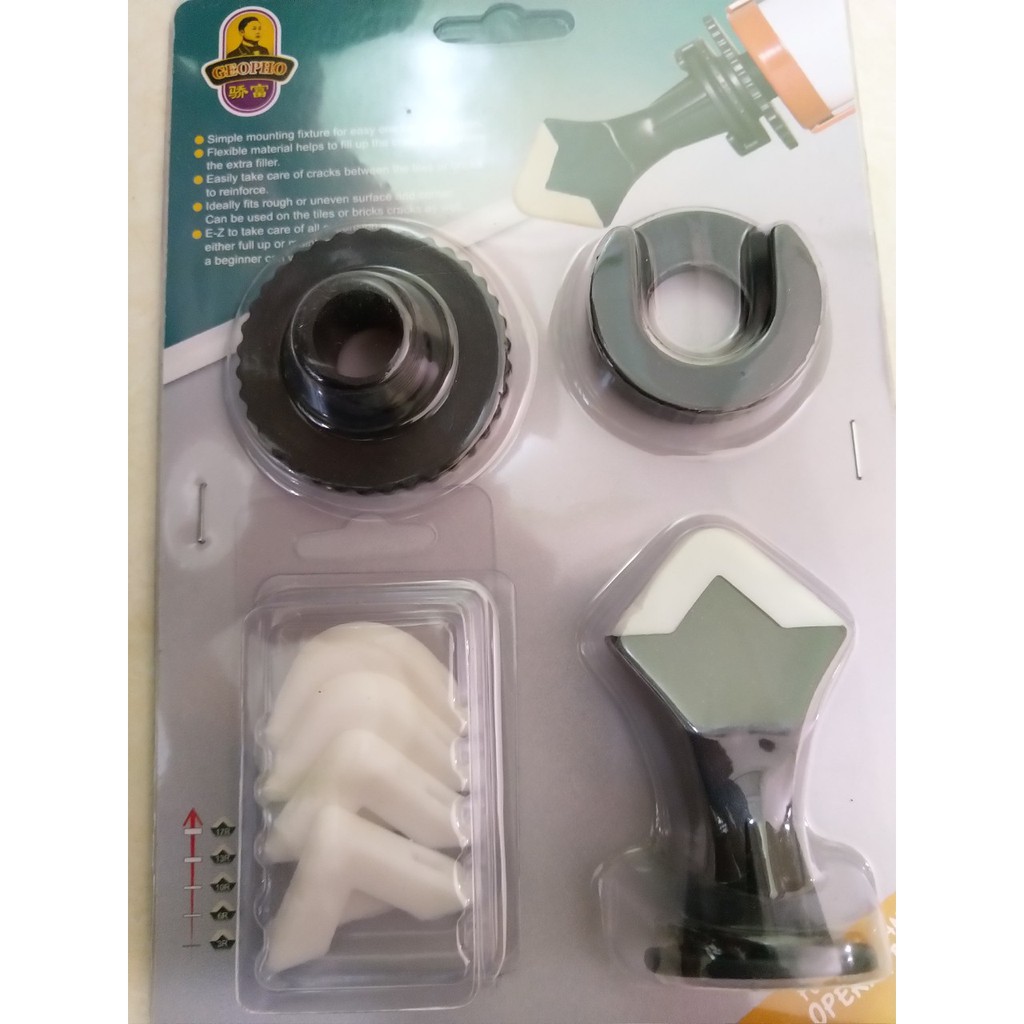 Bộ đầu bơm và miết keo silicone có khóa