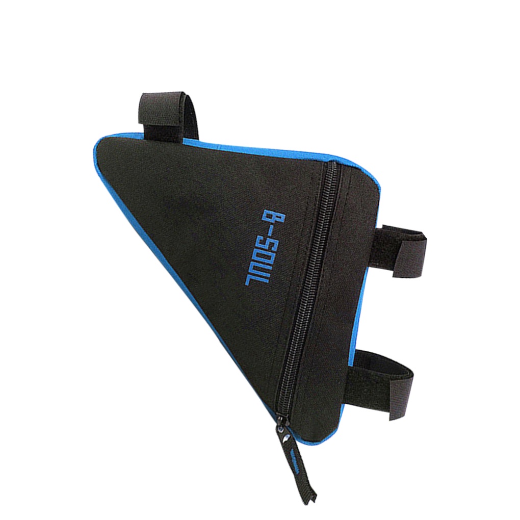 [Global] Bike Storage Bag Frame Pouch Oxford Cloth Zipper Triangular Storage Pannier Cycling Accessory