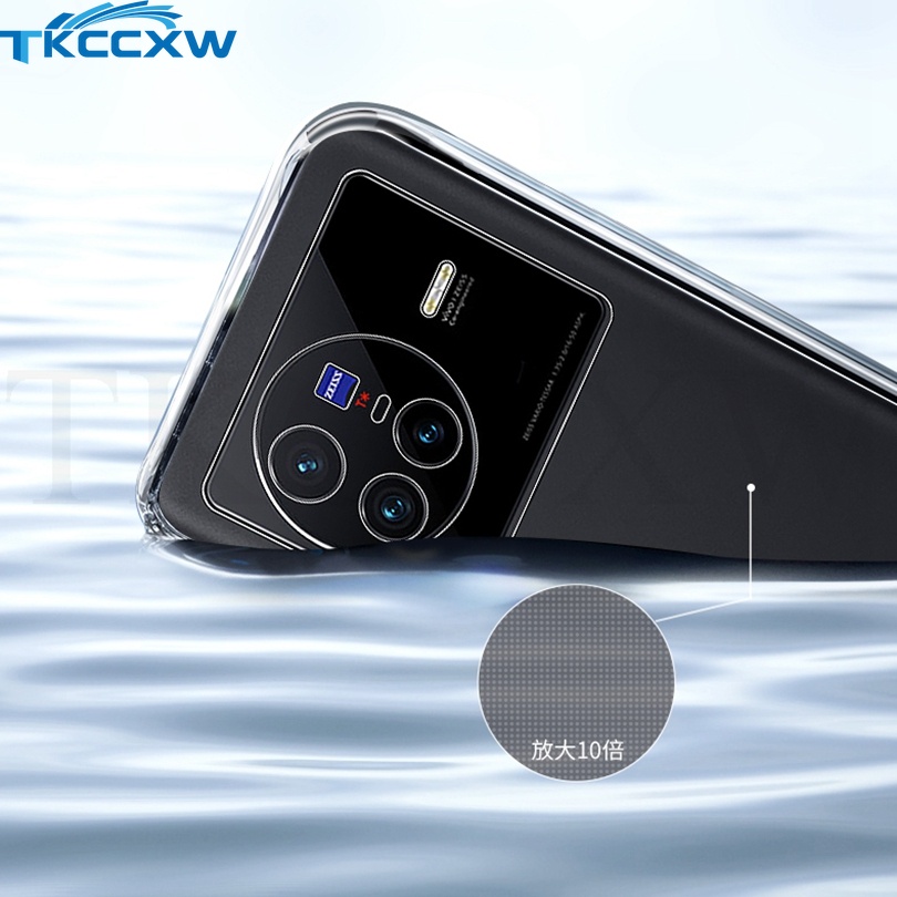Ốp Điện Thoại TPU Dẻo Trong Suốt Siêu Mỏng Cho Vivo Y33e Y75 Y55 T1 Pro T2 T2x T1x X80 Pro+ IQOO NEO6 X Note