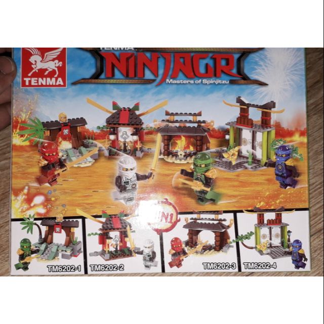 Lắp ráp Ngôi Đền Ninjago 6202